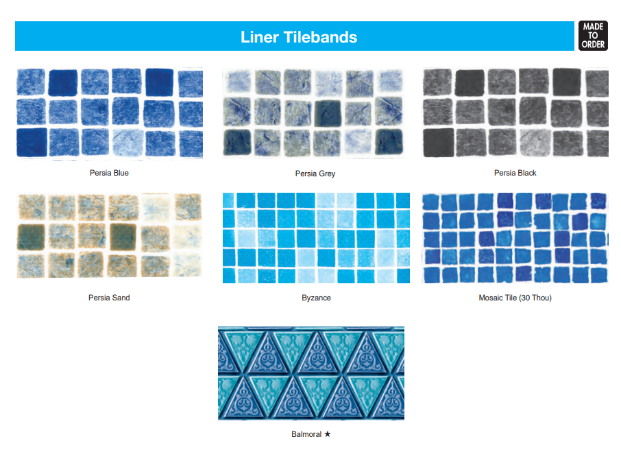 Plastica Liner Tilebands