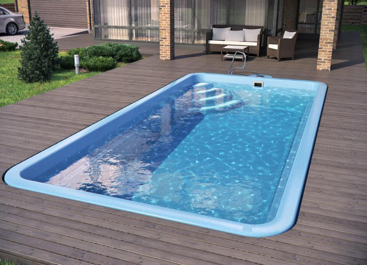 Luxe Pools - One Piece Grp Pool Kits