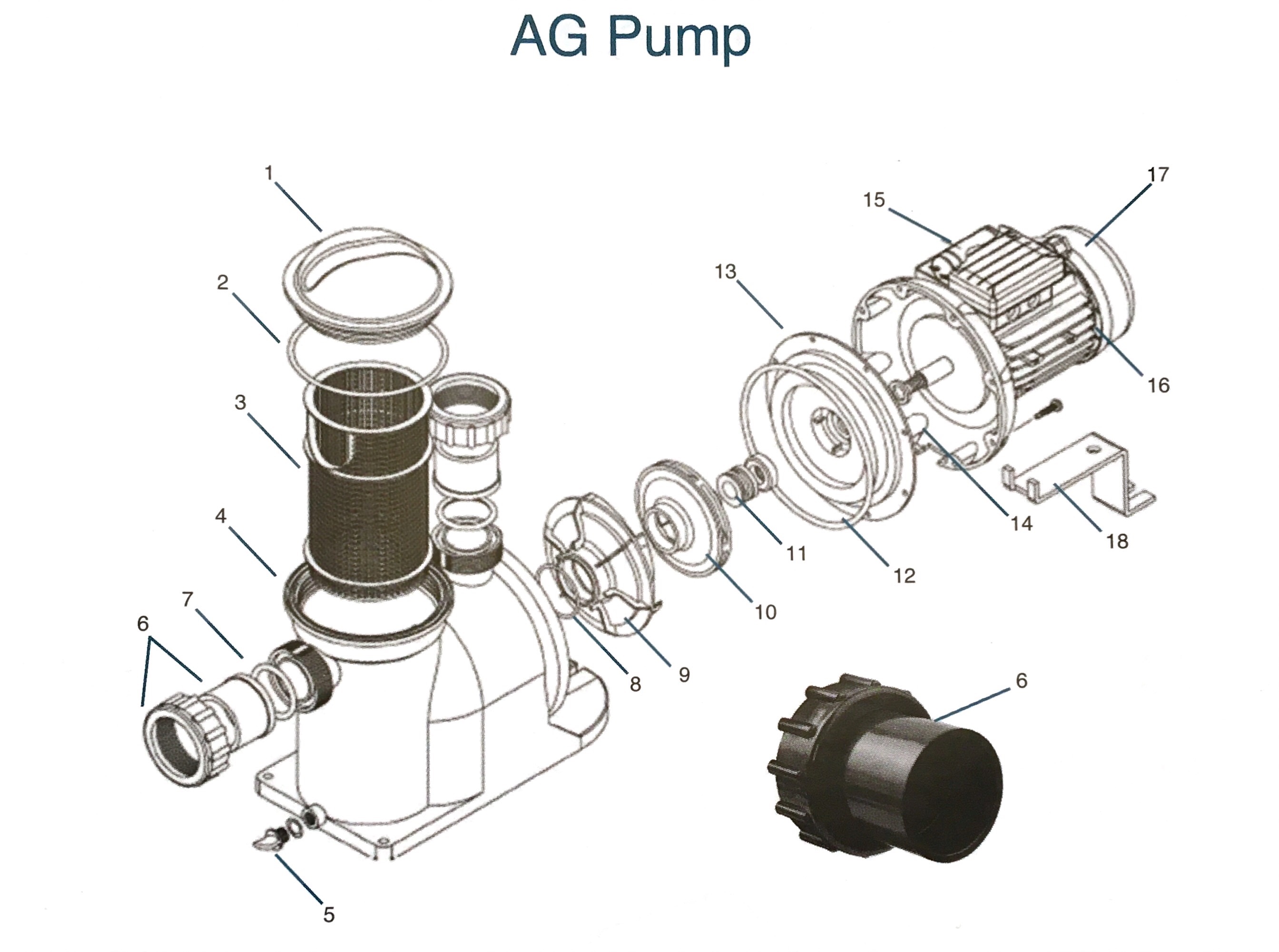 AG Pump Spares Diagram