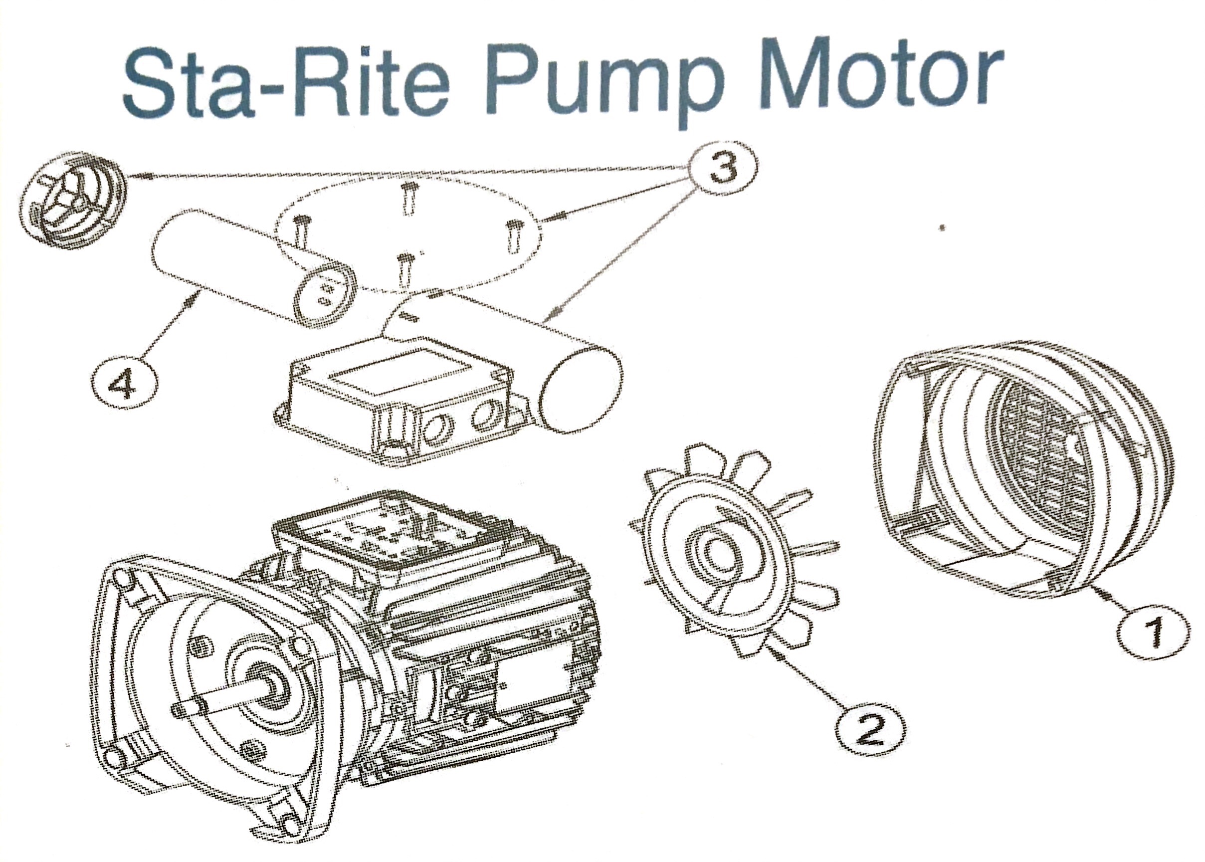 Sta Rite Pump Motor Parts Diagram