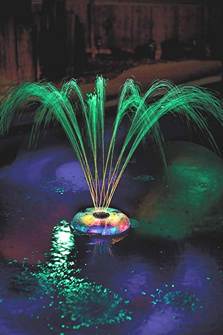 Underwater Light Show and Fountain Spray