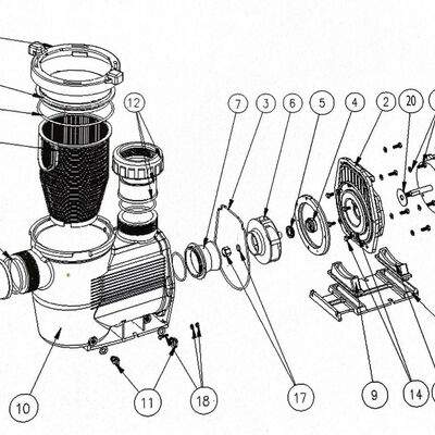 Hydrostar Pump Spares diagram 19
