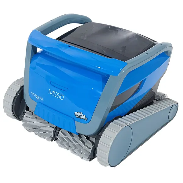 Dolphin m550 pool cleaner for swimming pool robotic cleaner for floor walls and waterline 