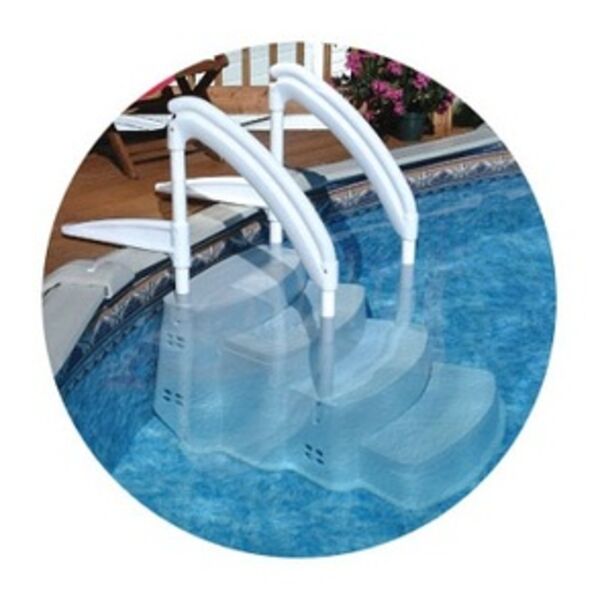 Above ground pool ladders deals with platform