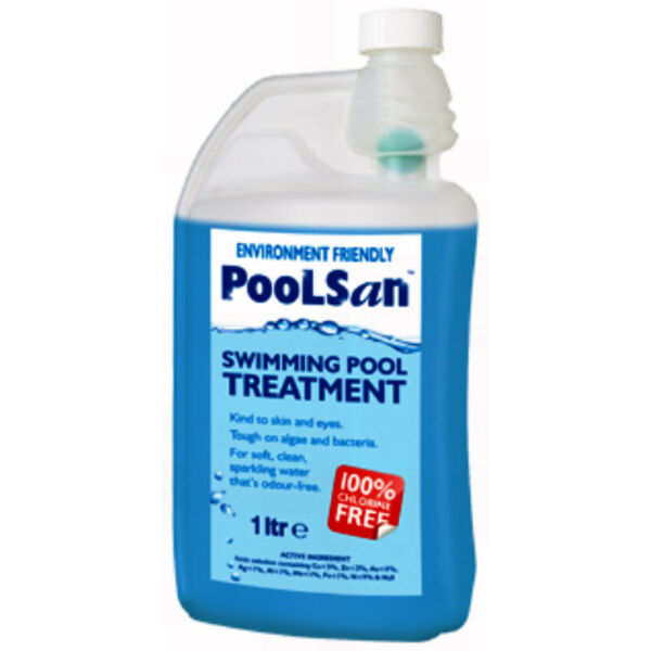 1 Ltr PoolSan 100% Chlorine free water treatment